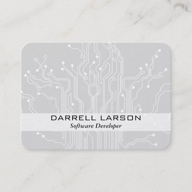 Circuit Board Business Card (Front)