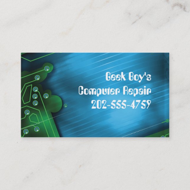 Circuit Board Business Cards (Front)