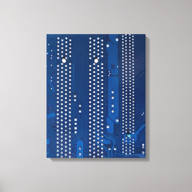 Circuit board canvas print (Front)