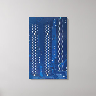Circuit board canvas print