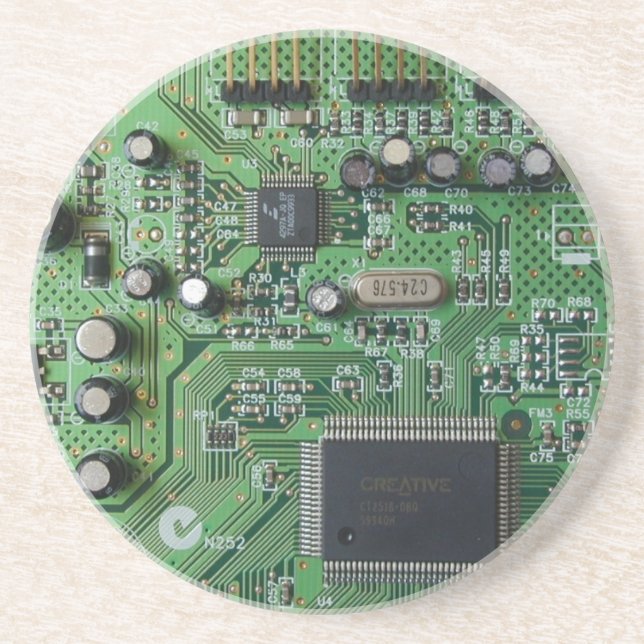 Circuit Board Coaster (Front)