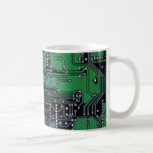 Circuit board coffee mug