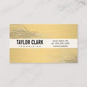 Circuit Board Component Technician Variation Business Card