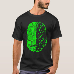 Circuit Board Computer & Brain Ai Learning & Techn T-Shirt
