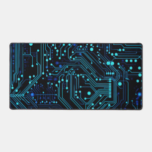 Circuit Board design illustration Cushion Desk Mat