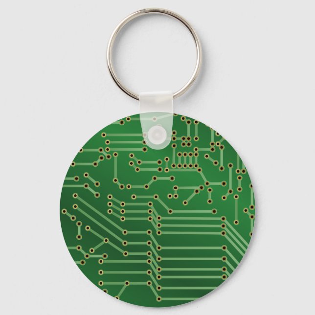 Circuit board design keychain (Front)