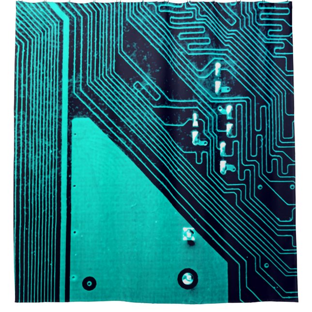 Circuit board. Electronic computer hardware techno (Front)