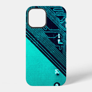 Circuit board. Electronic computer hardware techno iPhone 12 Case