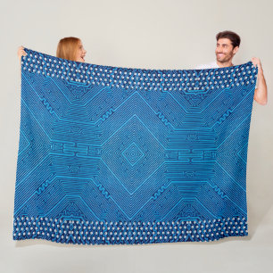 Circuit board fleece blanket
