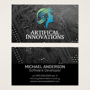 Circuit Board Human Tech Logo