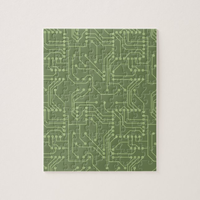 Circuit Board Jigsaw Puzzle (Vertical)