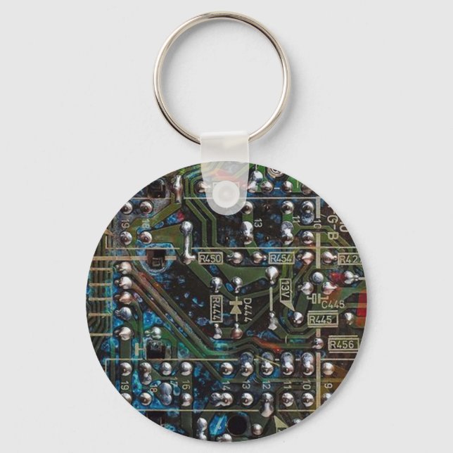 Circuit Board Keychain (Front)