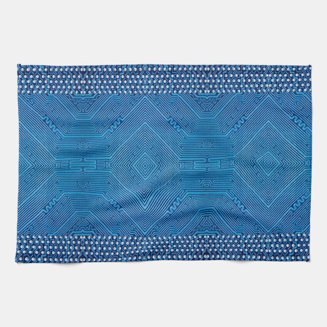Circuit board kitchen towel (Horizontal)