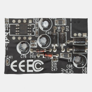 Circuit Board Kitchen Towel