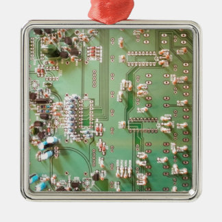 Circuit Board Metal Ornament