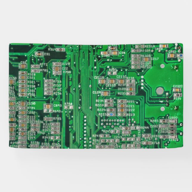 Circuit Board Painting Banner (Horizontal)