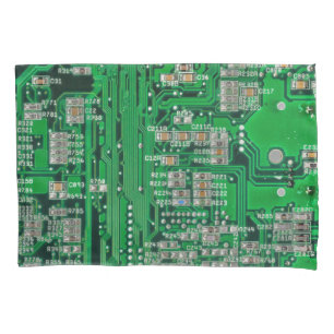 Circuit Board Painting Pillowcase