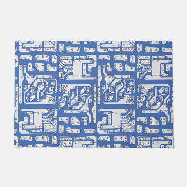 Circuit board pattern doormat (Front)