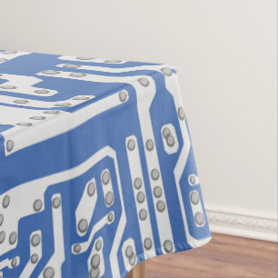 Circuit board pattern tablecloth