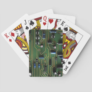 Circuit Board Playing Cards