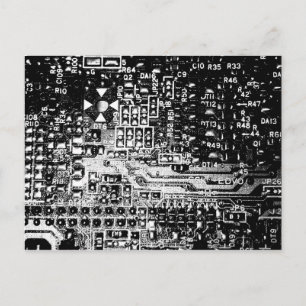 Circuit Board Postcard