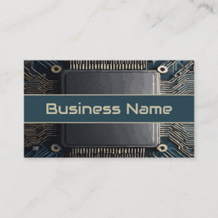 Circuit Board Tech Motherboard Design Business Card