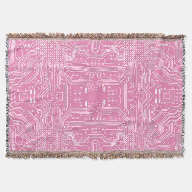Circuit board throw blanket (Front)