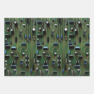 Circuit Board Wrapping Paper Sheet