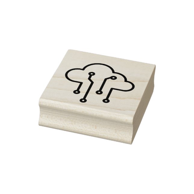 Circuit chip design rubber stamp (Stamp)