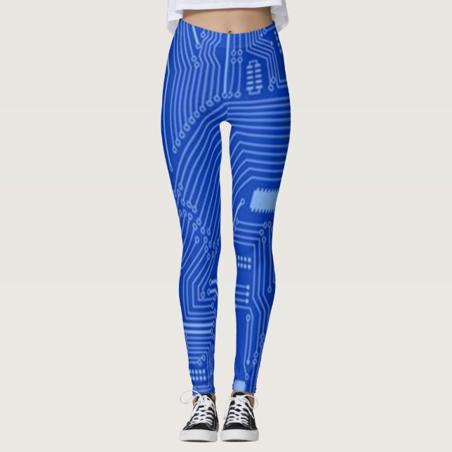 Circuit Design Leggings (Front)