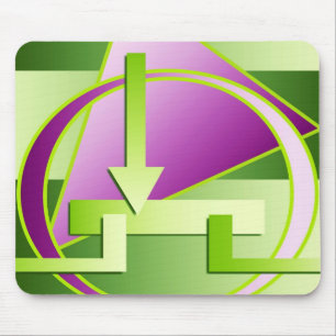 "Circuit Diagram" digital art print Mouse Pad