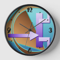 "Circuit Diagram" digital art print, turquoise