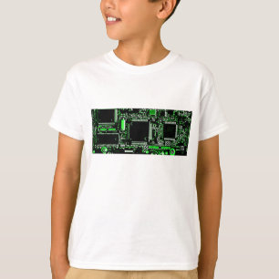 Circuit Green  t-shirt kids white