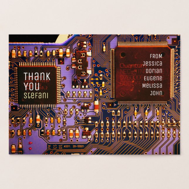 Circuit imprimé électronique de carte à PCB violet (Intérieur)