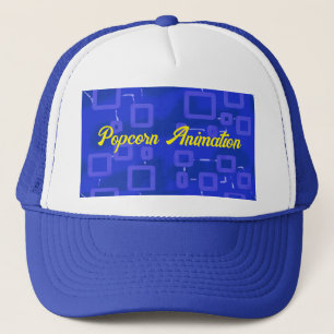 Circuit in Candy Blue Geometric Trucker Hat