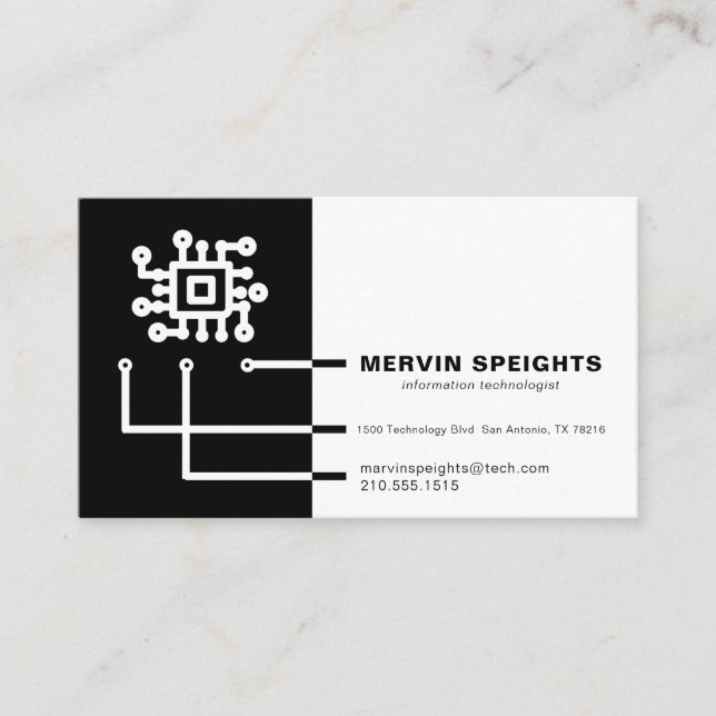 CIRCUIT LAYOUT BUSINESS CARD (Front)