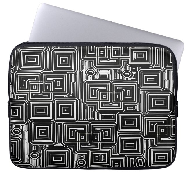 Circuit Maze  Laptop Sleeve (Front)