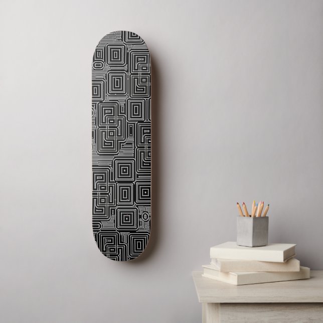 Circuit Maze  Skateboard (Wall Art)