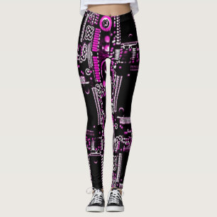 Circuit Pink 2 sur leggings