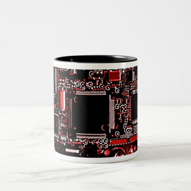 Circuit Red 2 mug (Center)