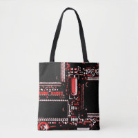 Circuit rouge 2 sur sac fourre-tout