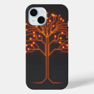 Circuit Tree: The Digital Roots of Nature's Networ iPhone 15 Case
