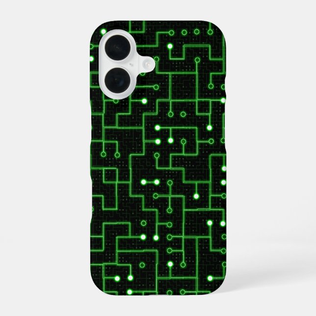 Circuitboard -  iPhone 16 case (Back)
