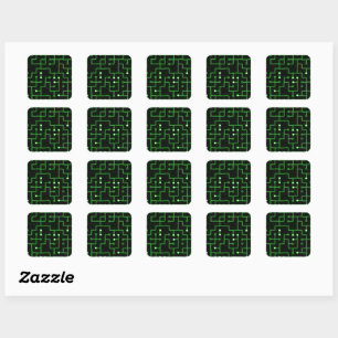 Circuitboard -  square sticker