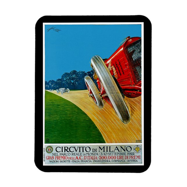 Circuito Di Milano Magnet (Vertical)