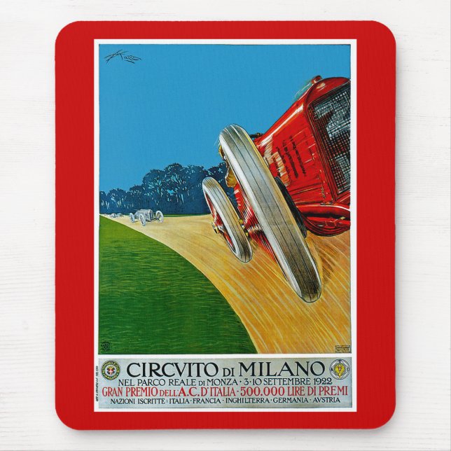 Circuito di Milano Mouse Pad (Front)