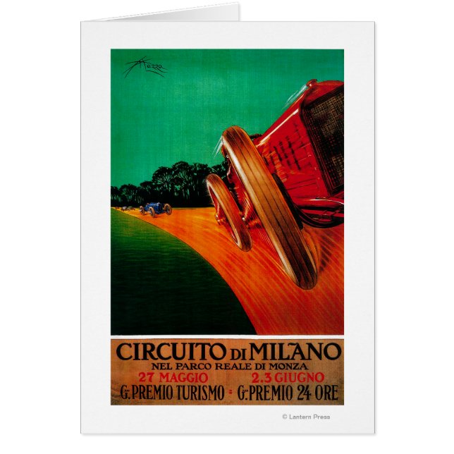 Circuito Di Milano Vintage PosterEurope (Front)
