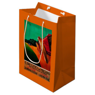 Circuito Di Milano Vintage PosterEurope Medium Gift Bag
