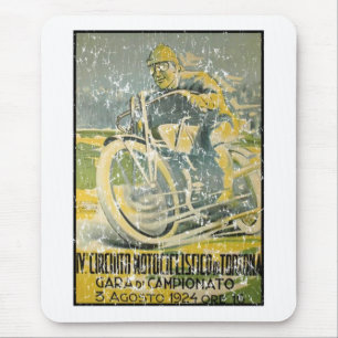 Circuito Motociclistico-1924 - distressed Mouse Pad