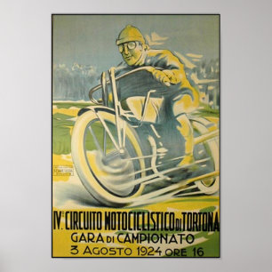 Circuito Motociclistico-1924 Poster